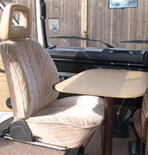 VW T25 Autosleeper Trooper Front Table