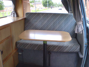 VW T25 Autosleeper Trooper Removable Rear Table