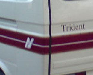 VW T25 Autosleeper Triden Side Logo